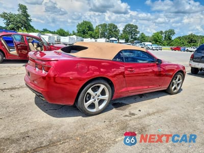 Trzecie zdjęcie samochodu z tyłu: 2012 CHEVROLET CAMARO LT VIN:2G1FC3D39C9190696 - miniatura