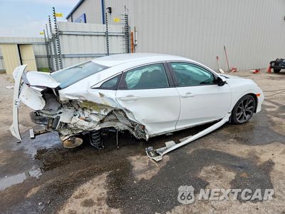 Trzecie zdjęcie samochodu z tyłu: 2019 HONDA CIVIC SPORT VIN:19XFC2F81KE011545 - miniatura