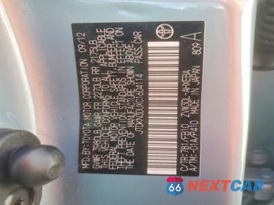 Zdjęcie 12 z 12 samochodu: 2012 TOYOTA PRIUS TWO VIN:JTDKN3DUXC1604114 - miniatura