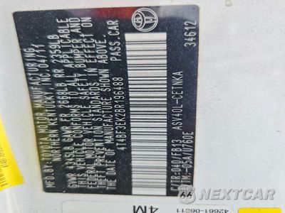 Zdjęcie 12 z 12 samochodu: 2011 TOYOTA CAMRY BASE VIN:4T4BF3EK2BR196488 - miniatura