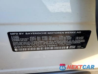 Zdjęcie 12 z 12 samochodu: 2021 BMW X2 SDRIVE28I VIN:WBXYH9C07M5S76991 - miniatura