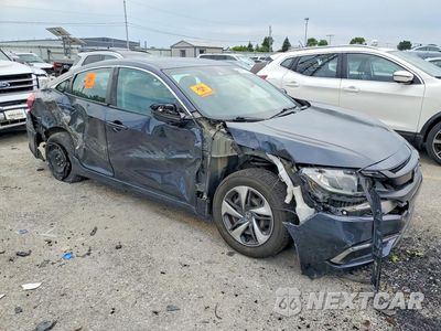 Czwarte zdjęcie samochodu z boku: 2021 HONDA CIVIC LX VIN:2HGFC2F63MH554709 - miniatura