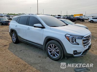 Czwarte zdjęcie samochodu z boku: 2023 GMC TERRAIN SLT VIN:3GKALVEG6PL196798 - miniatura