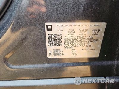 Zdjęcie 14 z 14 samochodu: 2019 CHEVROLET EQUINOX PREMIER VIN:2GNAXXEV7K6246042 - miniatura