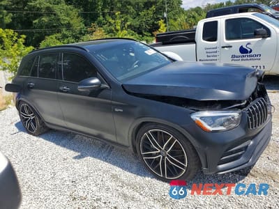 Czwarte zdjęcie samochodu z boku: 2021 MERCEDES-BENZ GLC 43 4MATIC AMG VIN:W1N0G6EB0MG012552 - miniatura