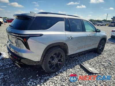 Trzecie zdjęcie samochodu z tyłu: 2025 CHEVROLET TRAVERSE RS VIN:1GNERLRS7SJ122733 - miniatura