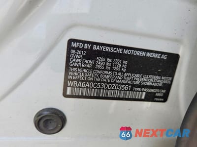 Zdjęcie 12 z 12 samochodu: 2013 BMW 640 I VIN:WBA6A0C53DDZ03561 - miniatura