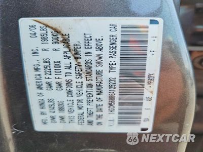 Zdjęcie 13 z 13 samochodu: 2006 HONDA ACCORD EX VIN:1HGCM56886A125232 - miniatura