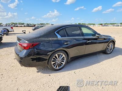 Trzecie zdjęcie samochodu z tyłu: 2018 INFINITI Q50 3.0T LUXE VIN:JN1EV7AP3JM351557 - miniatura