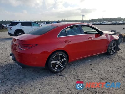 Trzecie zdjęcie samochodu z tyłu: 2020 MERCEDES-BENZ CLA 250 VIN:W1K5J4GB1LN084800 - miniatura