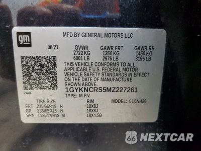 Zdjęcie 13 z 13 samochodu: 2021 CADILLAC XT5 PREMIUM LUXURY VIN:1GYKNCRS5MZ227261 - miniatura