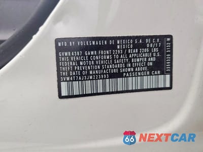 Zdjęcie 12 z 12 samochodu: 2018 VOLKSWAGEN JETTA GLI VIN:3VW4T7AJ3JM223993 - miniatura