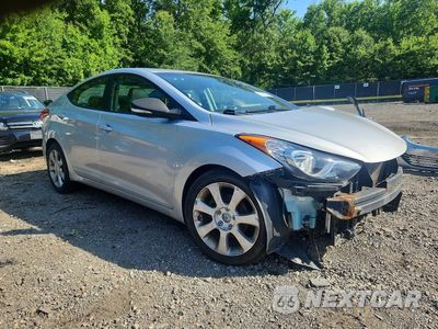 Czwarte zdjęcie samochodu z boku: 2011 HYUNDAI ELANTRA LIMITED VIN:KMHDH4AE9BU129194 - miniatura