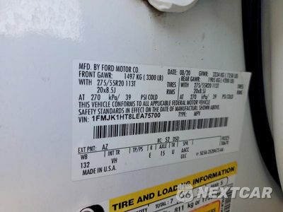 Zdjęcie 13 z 13 samochodu: 2020 FORD EXPEDITION MAX XLT VIN:1FMJK1HT8LEA75700 - miniatura