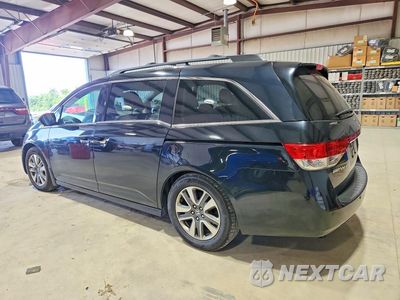 Drugie zdjęcie samochodu z przodu: 2014 HONDA ODYSSEY TOURING VIN:5FNRL5H94EB108614 - miniatura