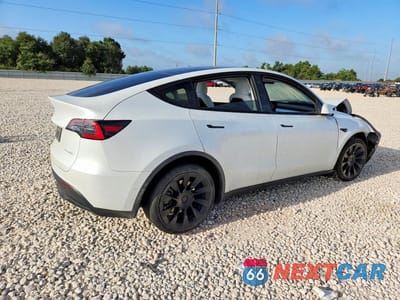 Trzecie zdjęcie samochodu z tyłu: 2021 TESLA MODEL X EV VIN:5YJYGDEE5MF100452 - miniatura
