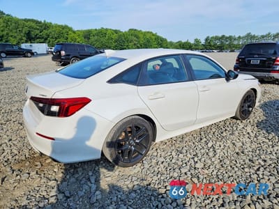 Trzecie zdjęcie samochodu z tyłu: 2022 HONDA CIVIC SPORT VIN:2HGFE2F57NH549337 - miniatura