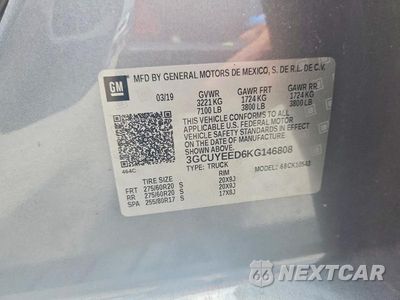 Zdjęcie 13 z 13 samochodu: 2019 CHEVROLET SILVERADO K1500 RST VIN:3GCUYEED6KG146808 - miniatura