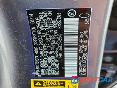 Zdjęcie 13 z 13 samochodu: 2014 LEXUS ES 350 VIN:JTHBK1GG9E2143549 - miniatura
