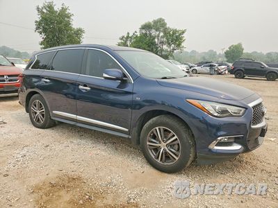 Czwarte zdjęcie samochodu z boku: 2017 INFINITI QX60 BASE VIN:5N1DL0MM6HC522031 - miniatura