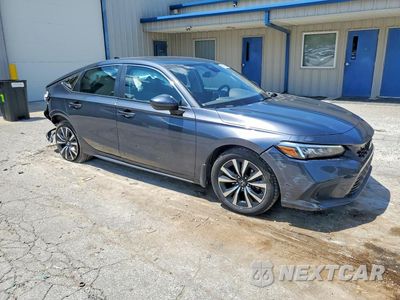 Czwarte zdjęcie samochodu z boku: 2024 HONDA CIVIC EXL VIN:19XFL1H74RE026906 - miniatura
