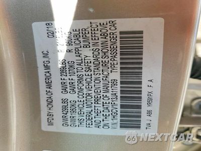 Zdjęcie 13 z 13 samochodu: 2018 HONDA ACCORD LX VIN:1HGCV1F13JA117959 - miniatura