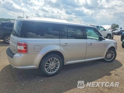 Trzecie zdjęcie samochodu z tyłu: 2014 FORD FLEX SEL VIN:2FMGK5C88EBD39775 - miniatura