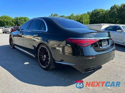 Drugie zdjęcie samochodu z przodu: 2022 MERCEDES-BENZ S 580 4MATIC VIN:W1K6G7GB0NA151420 - miniatura
