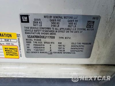 Zdjęcie 13 z 13 samochodu: 2014 BUICK ENCLAVE CX VIN:5GAKRBKD9EJ117699 - miniatura