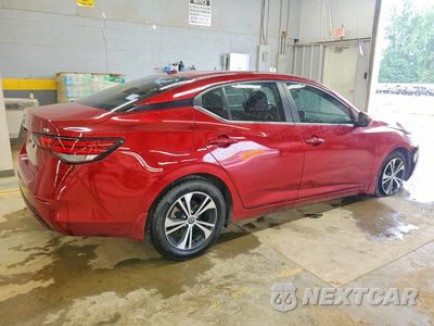 Trzecie zdjęcie samochodu z tyłu: 2020 NISSAN SENTRA SV VIN:3N1AB8CV8LY213750 - miniatura