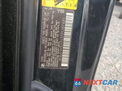 Zdjęcie 12 z 12 samochodu: 2007 BMW 328 I VIN:WBAWB33537PU87481 - miniatura