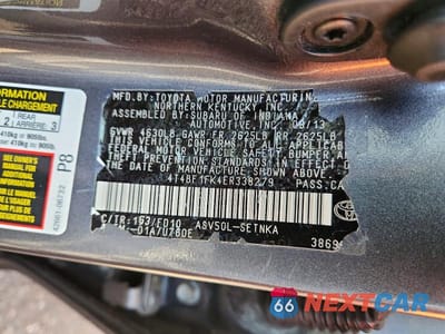 Zdjęcie 12 z 12 samochodu: 2014 TOYOTA CAMRY LE VIN:4T4BF1FK4ER338279 - miniatura