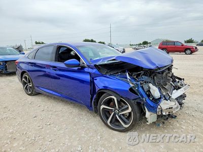 Czwarte zdjęcie samochodu z boku: 2020 HONDA ACCORD SPORT VIN:1HGCV1F32LA004850 - miniatura