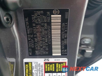 Zdjęcie 12 z 12 samochodu: 2023 TOYOTA CAMRY SE VIN:4T1T11AK5PU754137 - miniatura