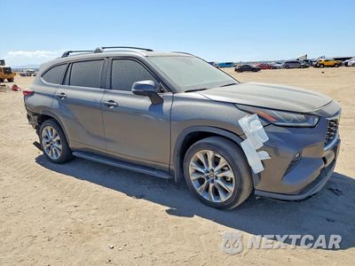 Czwarte zdjęcie samochodu z boku: 2023 TOYOTA HIGHLANDER HYBRID LIMITED VIN:5TDYARAH6PS523491 - miniatura
