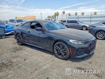 Czwarte zdjęcie samochodu z boku: 2021 BMW M440XI VIN:WBA13AR04MCF72259 - miniatura
