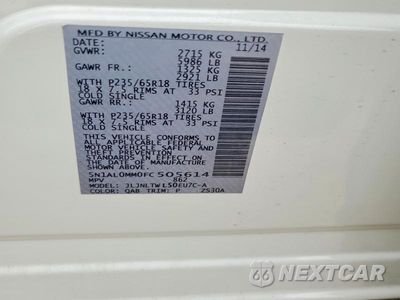 Zdjęcie 13 z 13 samochodu: 2015 INFINITI QX60 BASE VIN:5N1AL0MM0FC505614 - miniatura