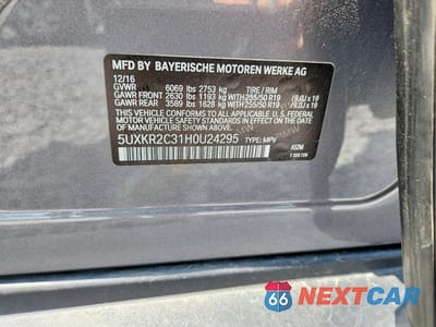 Zdjęcie 13 z 13 samochodu: 2017 BMW X5 SDRIVE35I VIN:5UXKR2C31H0U24295 - miniatura