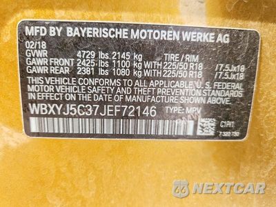 Zdjęcie 14 z 14 samochodu: 2018 BMW X2 XDRIVE28I VIN:WBXYJ5C37JEF72146 - miniatura