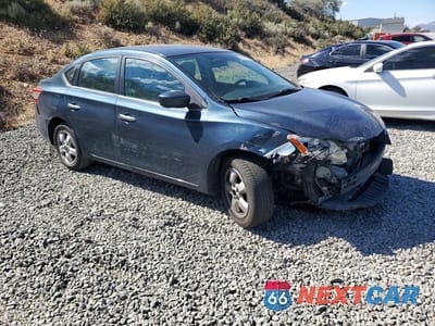 Czwarte zdjęcie samochodu z boku: 2013 NISSAN SENTRA S/SV/SR/SL VIN:3N1AB7AP1DL766785 - miniatura