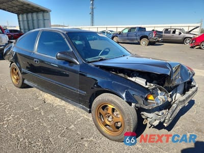 Czwarte zdjęcie samochodu z boku: 2000 HONDA CIVIC EX VIN:1HGEJ814XYL038026 - miniatura