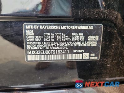 Zdjęcie 13 z 13 samochodu: 2026 BMW X5 M60I VIN:5UX33EU08T9163411 - miniatura