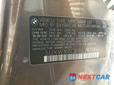 Zdjęcie 13 z 13 samochodu: 2011 BMW X3 XDRIVE35I VIN:5UXWX7C51BL732174 - miniatura