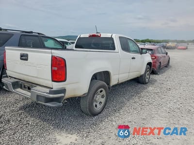 Trzecie zdjęcie samochodu z tyłu: 2021 CHEVROLET COLORADO VIN:1GCHSBEAXM1207750 - miniatura