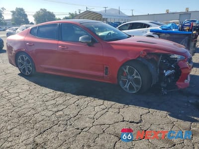 Czwarte zdjęcie samochodu z boku: 2019 KIA STINGER GT2 VIN:KNAE55LC3K6060152 - miniatura
