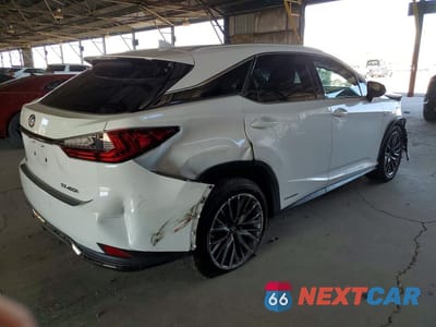 Trzecie zdjęcie samochodu z tyłu: 2022 LEXUS RX 450H F SPORT VIN:2T2YGMDAXNC075001 - miniatura