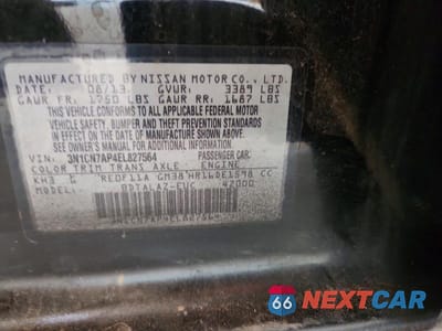 Zdjęcie 12 z 12 samochodu: 2014 NISSAN VERSA 1.6 S VIN:3N1CN7AP4EL827564 - miniatura