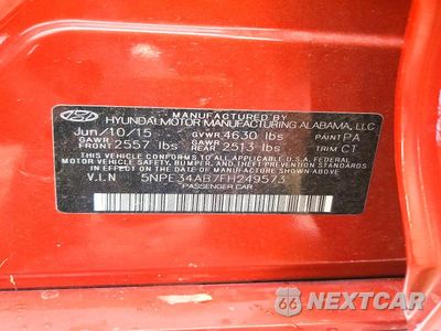 Zdjęcie 12 z 12 samochodu: 2015 HYUNDAI SONATA LIMITED 2.0T VIN:5NPE34AB7FH249573 - miniatura