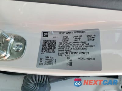 Zdjęcie 12 z 12 samochodu: 2025 CHEVROLET COLORADO VIN:1GCPTBEK9S1209293 - miniatura