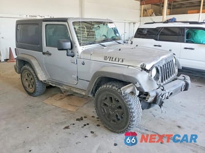 Czwarte zdjęcie samochodu z boku: 2018 JEEP WRANGLER SPORT VIN:1C4AJWAGXJL898204 - miniatura